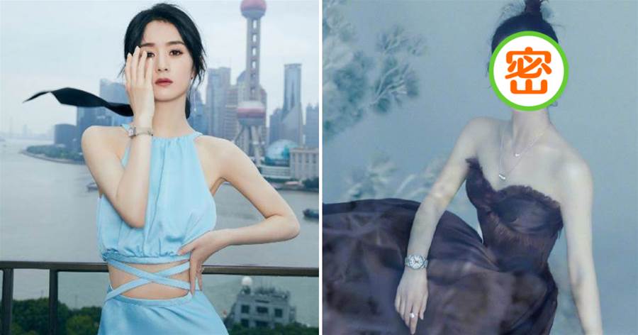 趙麗穎拍雜誌「被迫」卸妝，「眼睛小了一圈」秒變村花，網：真是苦了馮紹峰