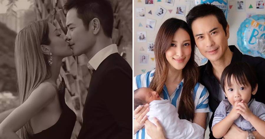 恭喜！香港知名男星宣布小21歲港姐妻子懷三胎，結婚四年成功抱仨
